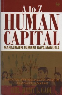 Image of A to Z Human Capital : manajemen sumber daya manusia