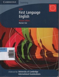 Image of First Language English