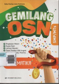 Image of Gemilang OSN SMP/ MTS Matematika