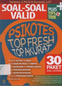 Image of Soal-Soal Valid Psikotes : top fresh top akurat